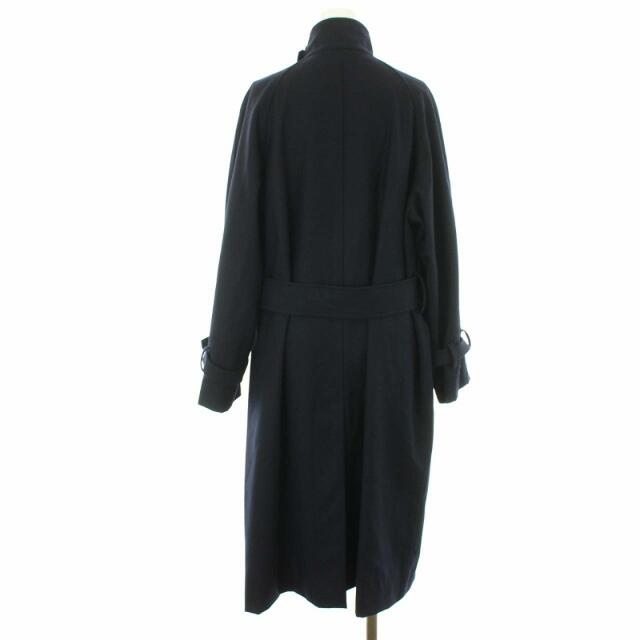 マーガレットハウエル 販売 ウールサージスタンドカラーコート ロング