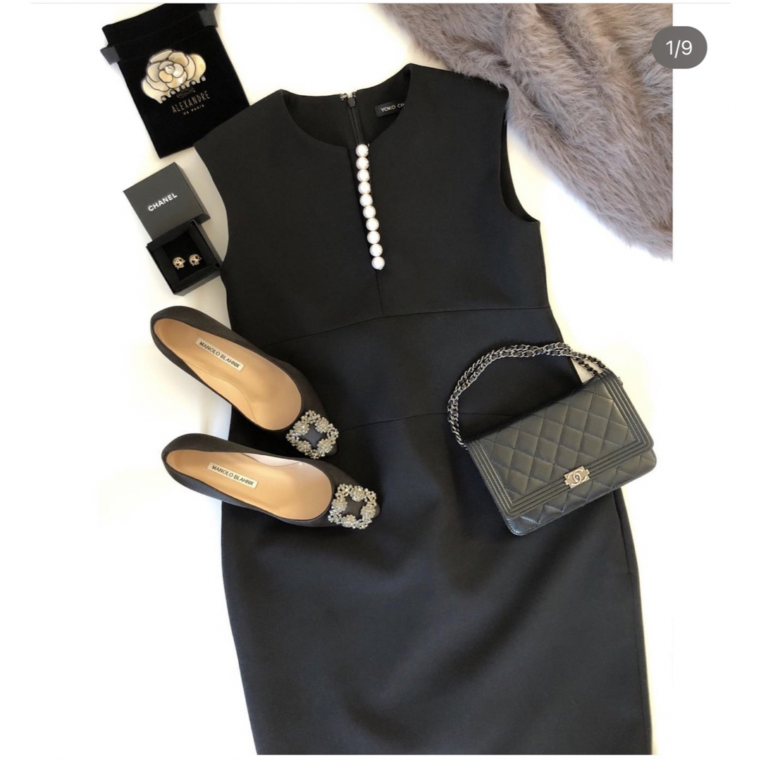 BARNEYS NEW YORK - YOKO CHAN/ヨーコチャン新品タグ付 パールドレス