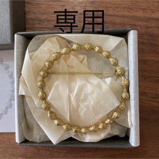 mina perhonen（ブローチ/コサージュ ・ ゴールド/金色系）のフリマ