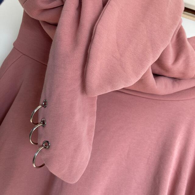 MILKBOY - REFLEM(レフレム）ピアス付きウサ耳プルオーバーパーカー