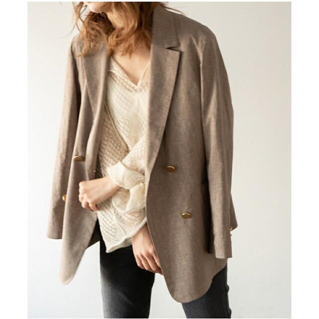 Noble - NOBLE｜麻ストレッチダブルブレストジャケット｜36の通販 by