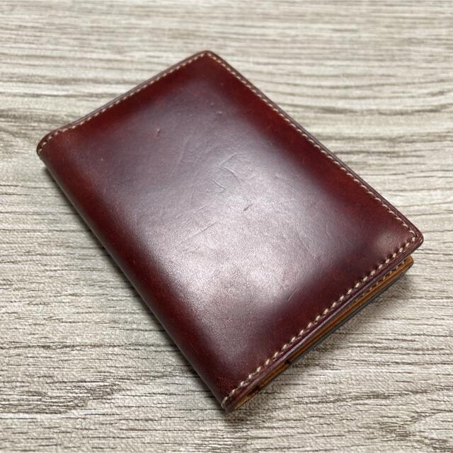 万双 コードバン 名刺入れ ボルドーの通販 by KTM's shop｜ラクマ