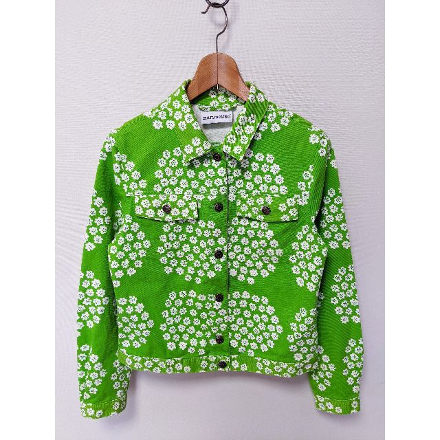 美品 marimekko puketti ジャケット Gジャン 34 マリメッコ 値下げ
