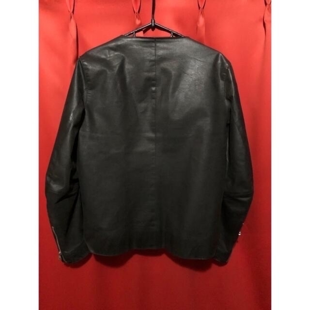 STUDIOUS - 【日本製 サイズ2】STUDIOUS 牛革シングルノーカラー