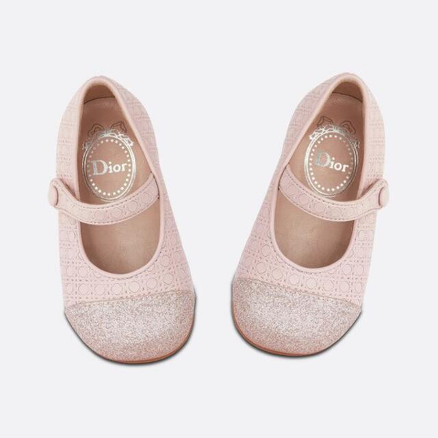 baby Dior - 【お値下げ】Baby Dior ファースシューズ バレエシューズ