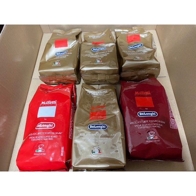 DeLonghi - 【6袋・バラ売り可】ムセッティ musetti コーヒー豆 250g