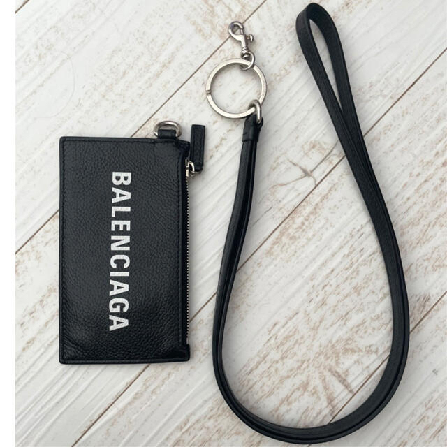 BALENCIAGA - バレンシアガ CASH カードケース付きキーリングの通販 by