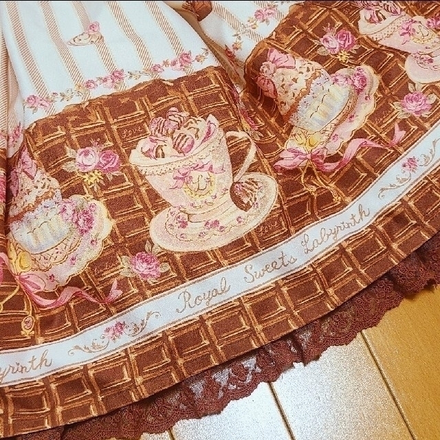 LIZ LISA - リズリサ☆スィートラテチョコレート柄ワンピースの通販 by