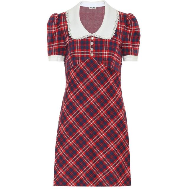 MIU MIU - miumiu✩ミュウミュウ✩ロマンティックチェックミニドレス