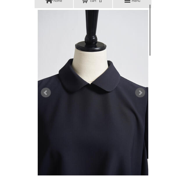 Drawer - 新品 yori サラサラ襟付きブラウス【2022SM】 完売 ヨリ