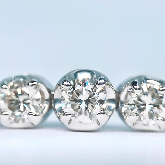 0.50ct QVC ダイヤモンド チェーンリング PT950 フリーサイズの通販 by