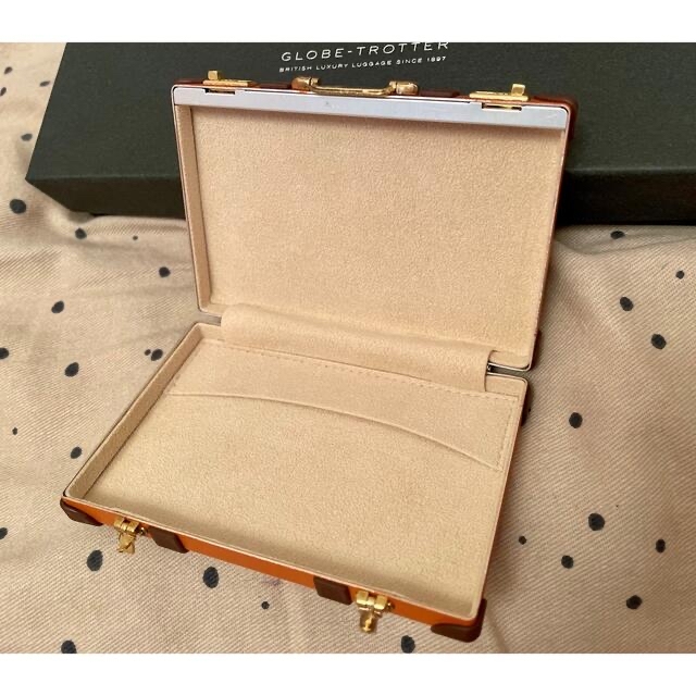 GLOBE-TROTTER - GLOBE TROTTER トランク型 名刺ケース カードケース