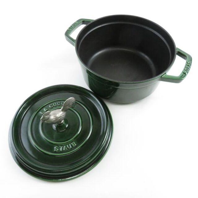 STAUB - ストウブ ピコ ココットラウンド 両手鍋 アニマルノブ SU2987H