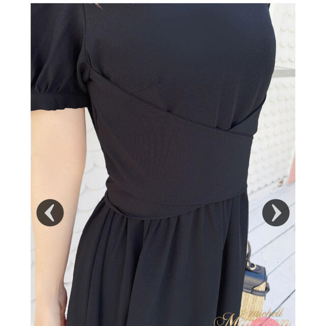 michellMacaron - ミシェルマカロンバックリボンロングワンピースの