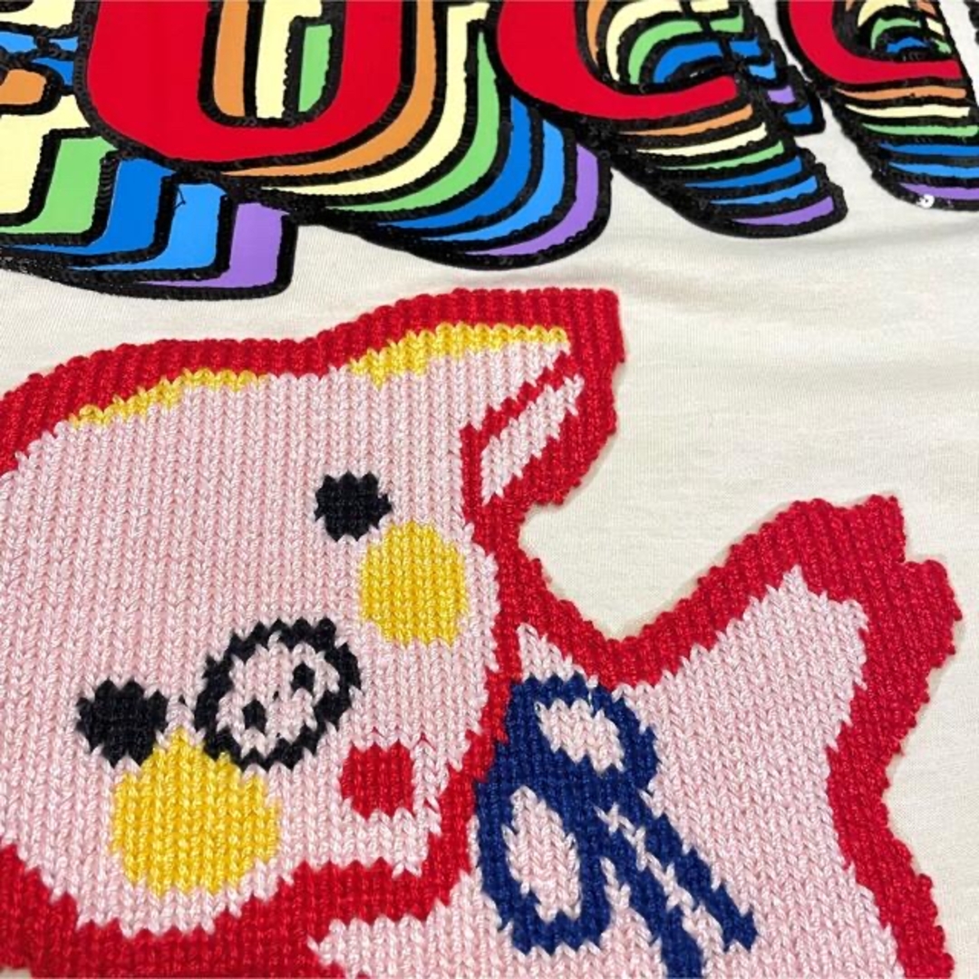 GUCCI - 【 未使用、箱付き 】GUCCI ／ 子ブタ刺繍 半袖 Tシャツの通販