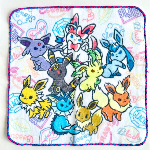 ITS'DEMO - ITS'DEMO ポケモン ハンドタオル イーブイ ブイズ ハンカチ