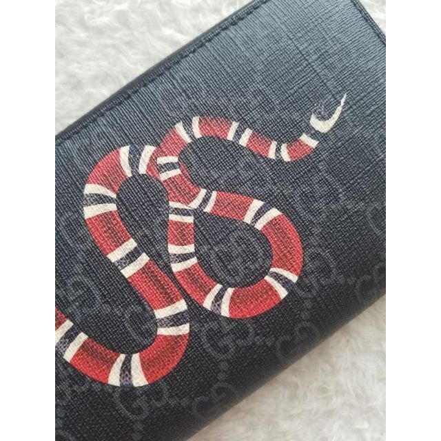 ✨極美品 美品 GUCCI キングスネーク 長財布 ラウンドジップ GG
