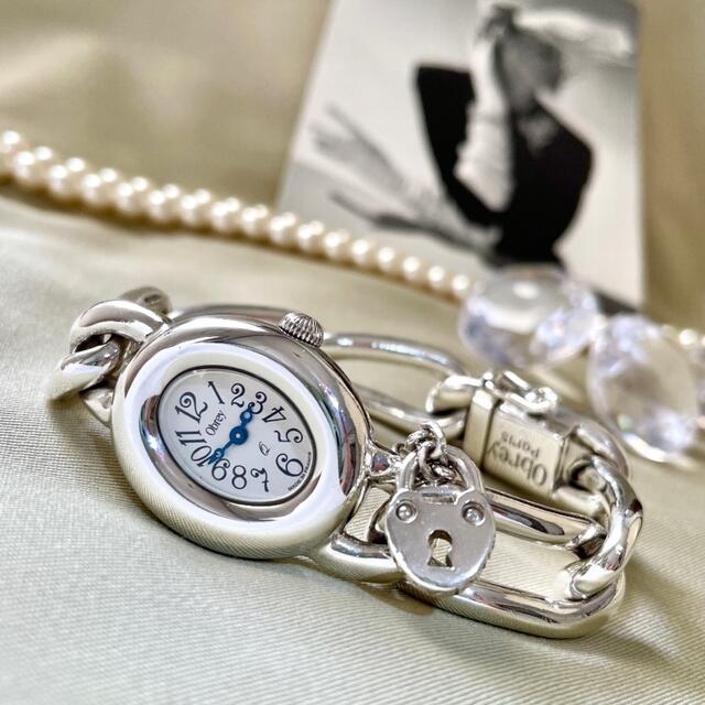 美品✨電池交換クリーニング済 Obrey オブレイ レディース時計