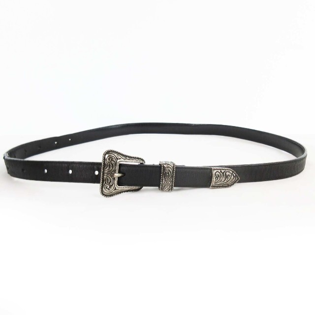 SAINT LAURENT - サンローラン パリ ウエスタン バックル ナローベルト