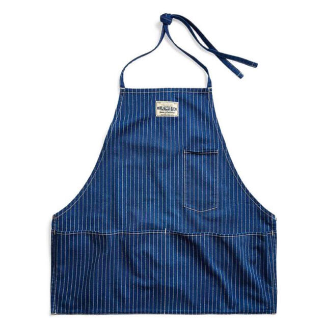 RRL - 新品*RRL*ストライプド インディゴ ツイル エプロン* ダブル