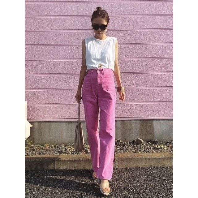 Ron Herman - r.h.vintageコーデュロイピンクパンツの通販 by furima