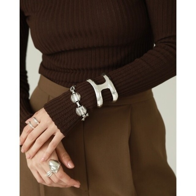 TODAYFUL - 【美品】TODAYFUL カーヴィーラインカフ Silver925