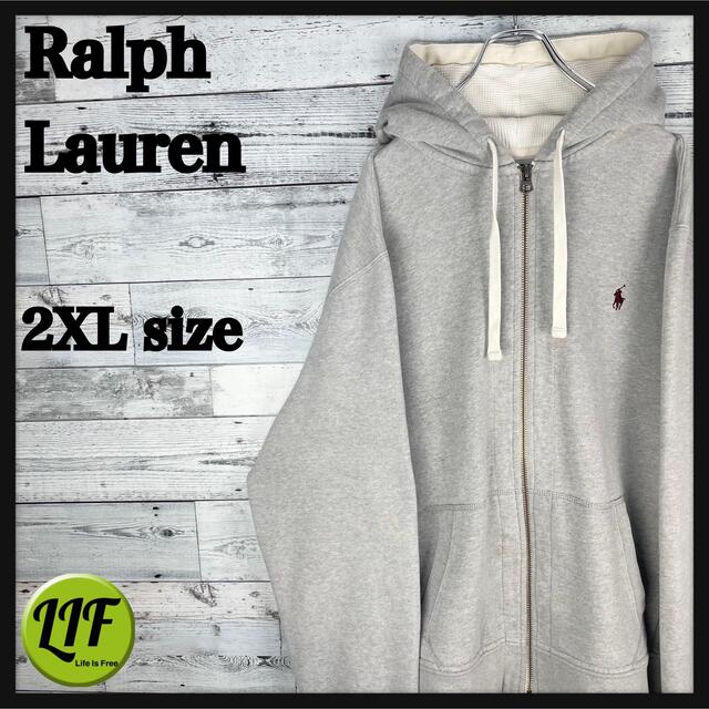 Ralph Lauren - 【希少‼︎】ラルフローレン 刺繍 90s 肉厚 ジップ