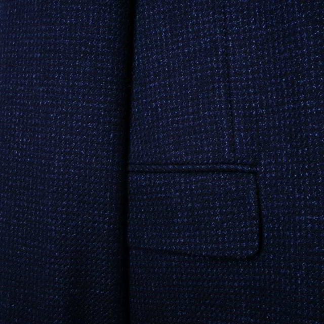 LANVIN en Bleu - LANVIN en Bleu シルク混 ウール チェスター コート