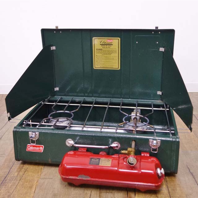 Coleman - コールマン ツーバーナー 416-700J 専用ケース付 コンロ