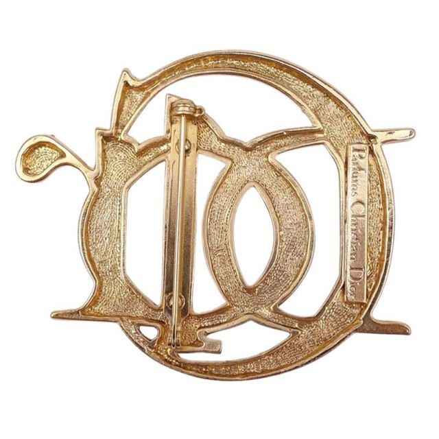 Christian Dior - クリスチャンディオール ブローチ ロゴ アクサセリー