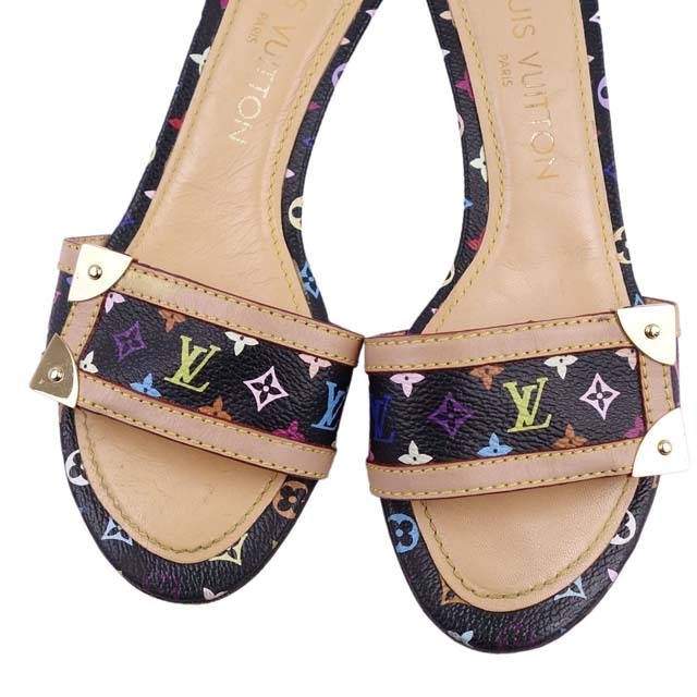 LOUIS VUITTON - ルイヴィトン サンダル ミュール モノグラム マルチ
