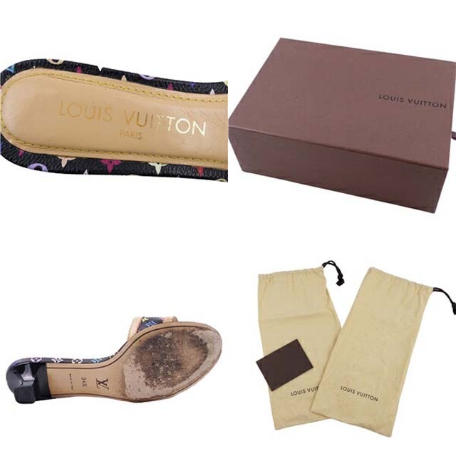 LOUIS VUITTON - ルイヴィトン サンダル ミュール モノグラム マルチ