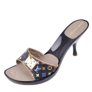 LOUIS VUITTON - ルイヴィトン サンダル マルチカラー モノグラム