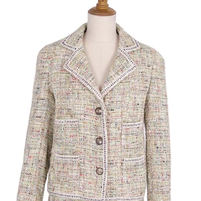 ETRO エトロ レディース ツイード ジャケット 40 イタリア製 ETRO