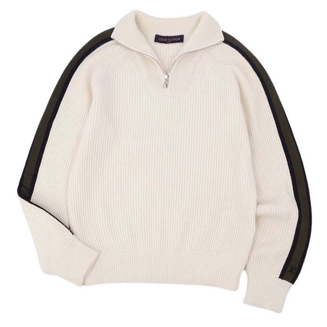 LOUIS VUITTON - ルイヴィトン ニット セーター ハーフジップ ウール