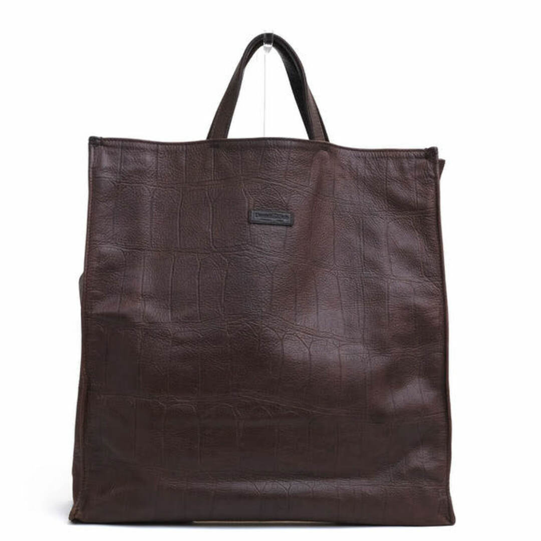 Daniel&Bobダークブラウン レザー ボストンバッグ