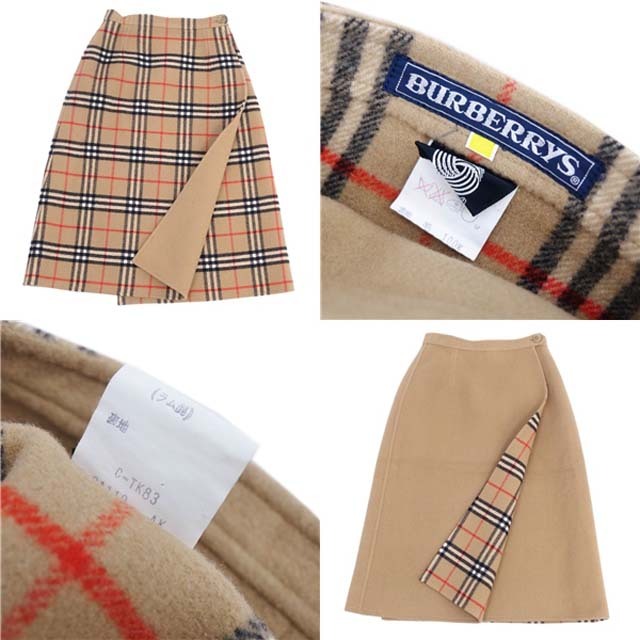 BURBERRY - 美品 Vintage バーバリー Burberrys スカート リバーシブル