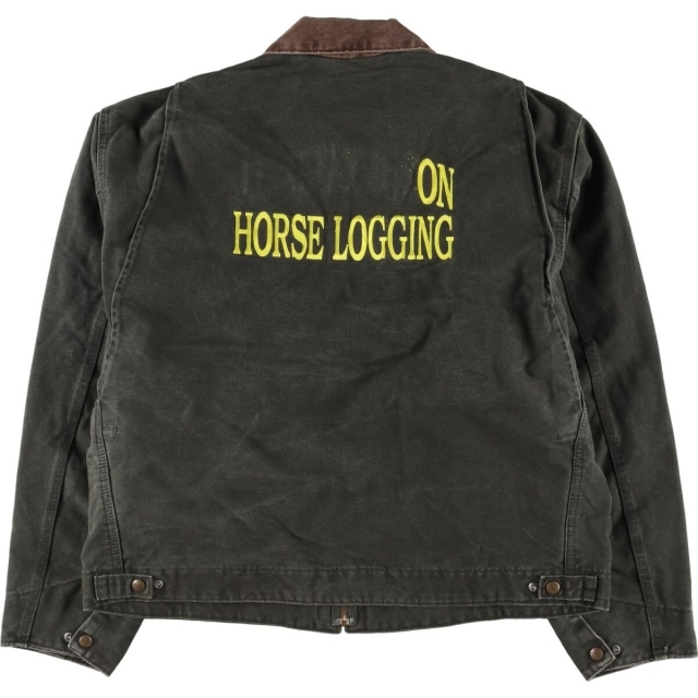 carhartt - 古着 カーハート Carhartt バック刺繍 デトロイト