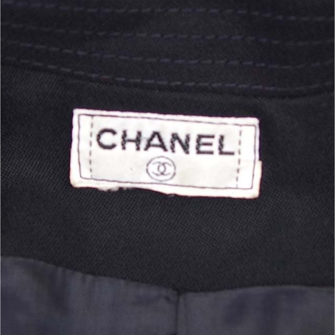 CHANEL - Vintage シャネル ジャケット ココマーク ジップ ロゴ 金