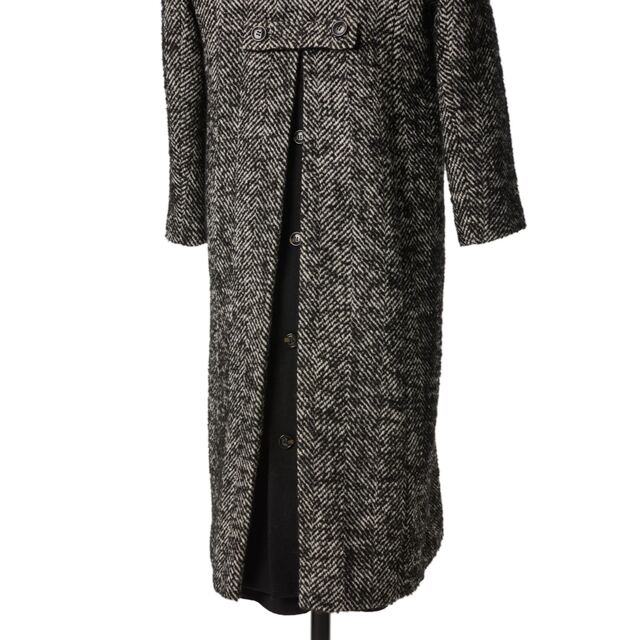 Her lip to - Herringbone Wool-Blend Chester Coatの通販 by N's shop