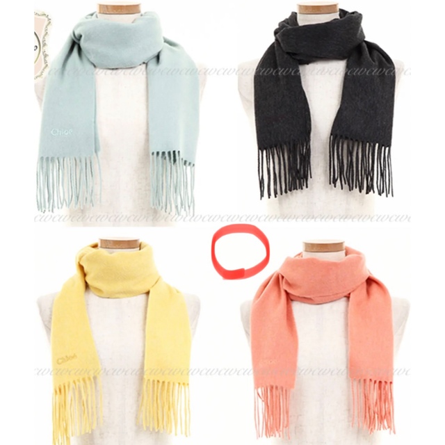 Chloe - ☆Chloeカシミヤマフラーの通販 by marin's shop｜クロエなら