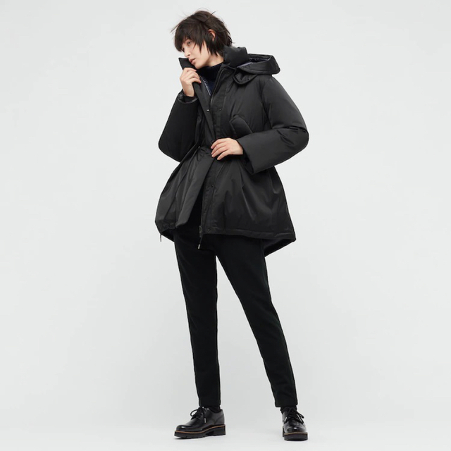 UNIQLO - タグ付き未使用品 +j ダウンショートコート ブラック の通販