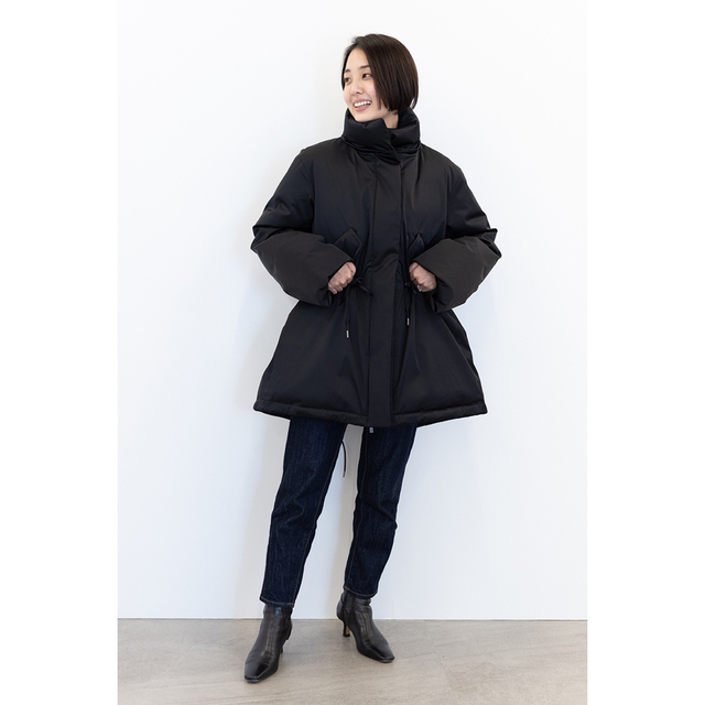 UNIQLO - タグ付き未使用品 +j ダウンショートコート ブラック の通販