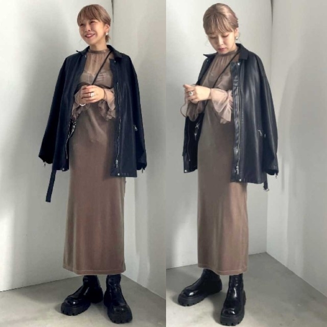 Ameri VINTAGE - Ameri【タグ付新品】ベロア チュール ドレス