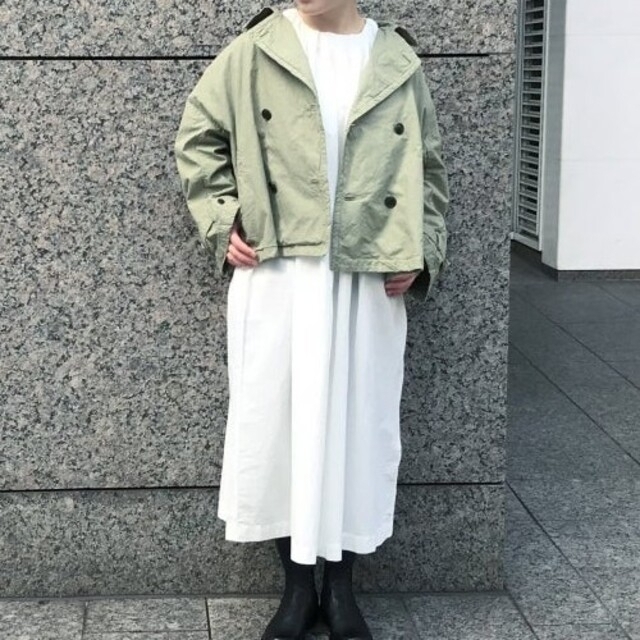 nest Robe - ネストローブ♡スーピマコットンショートトレンチ