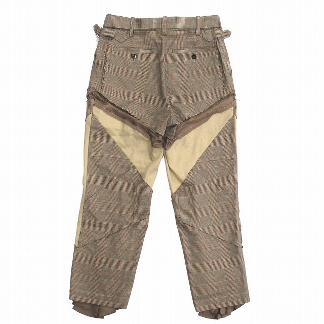 Sacai ドッキング クロップドパンツ Sacai ドッキング クロップドパンツ