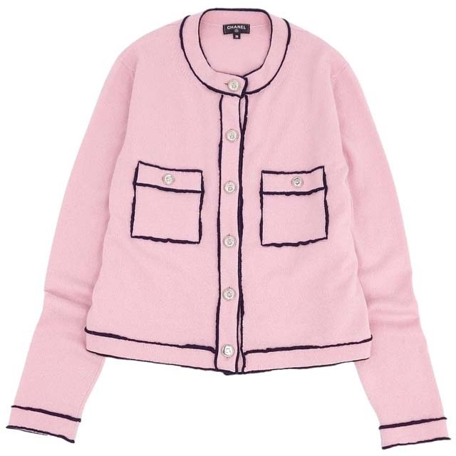 CHANEL - シャネル カーディガン 2021SS カシミヤニット P70793 36