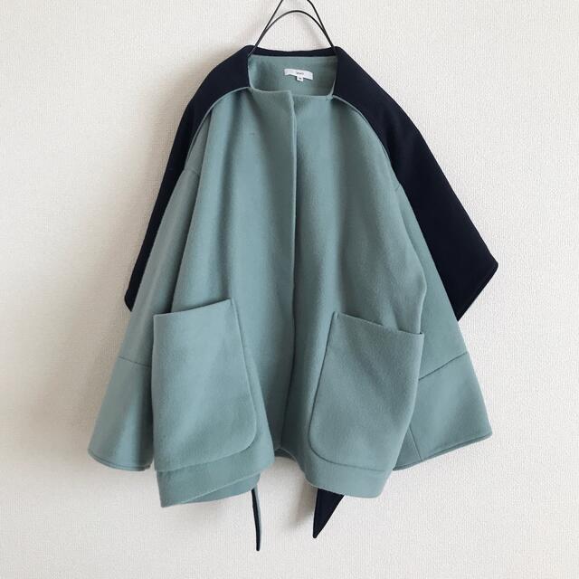 Drawer - ヨリ yori フードリバショートコート 美品の通販 by shop