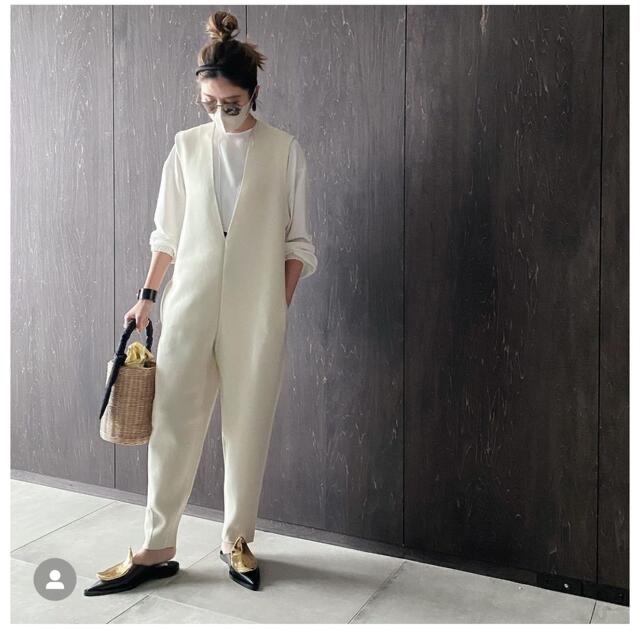 LOHEN ミラノリブニットオールインワン size36