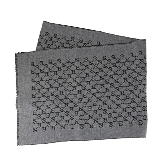 GUCCI - 新品 グッチ GUCCI マフラー・ストール ダブルジャカードGG